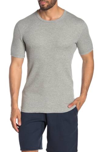 Imbracaminte barbati reigning champ short sleeve thermal knit t-shirt h grey