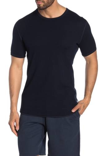 Imbracaminte barbati reigning champ short sleeve thermal knit t-shirt navy