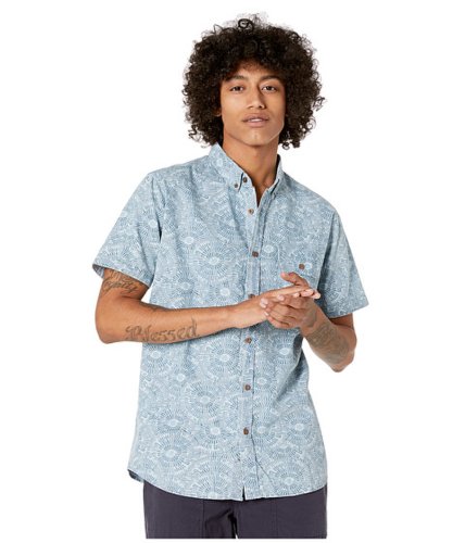 Imbracaminte barbati Rip Curl coastal short sleeve shirt blue