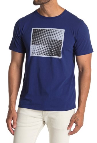 Imbracaminte barbati saturdays nyc halftone short sleeve t-shirt cobalt