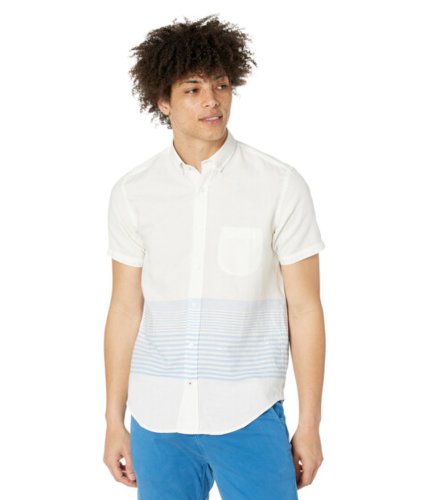 Imbracaminte barbati serge blanco short sleeve striped shirt sky