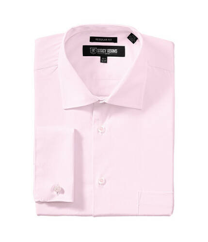 Imbracaminte barbati Stacy Adams big amp tall adjustable collar dress shirt pink