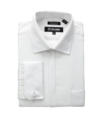 Imbracaminte barbati stacy adams textured solid dress shirt white