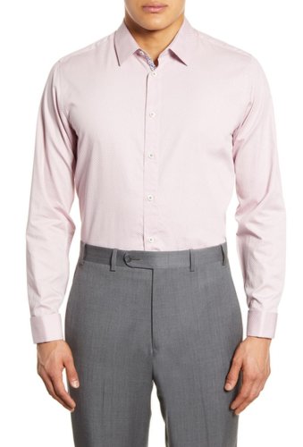 Imbracaminte barbati ted baker london modern fit dress shirt pink