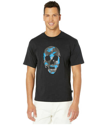 Imbracaminte barbati the kooples camo skull t-shirt blackfluo blue