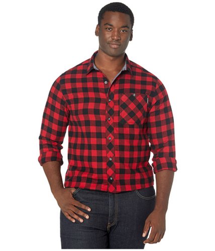 Imbracaminte barbati timberland pro woodfort mid-weight flannel work shirt - tall classic red buffalo check