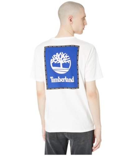 Imbracaminte barbati timberland short sleeve box logo graphic tee white