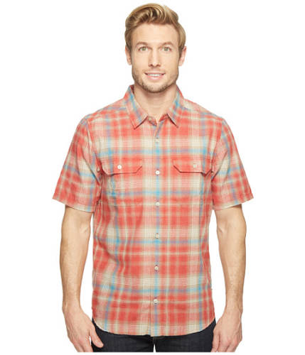 Toad&co Imbracaminte barbati toadco hookline short sleeve shirt red clay