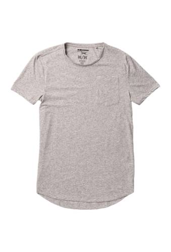 Imbracaminte barbati triple five soul short sleeve heathered knit t-shirt heather grey