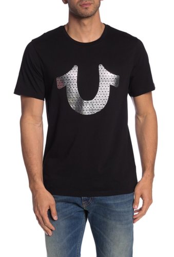 Imbracaminte barbati true religion disco graphic crew neck t-shirt black