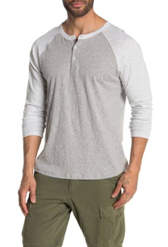 Imbracaminte barbati vestige color block long sleeve raglan shirt grey