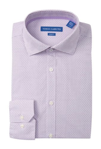Imbracaminte barbati vince camuto slim fit dobby dress shirt medium purple dobby
