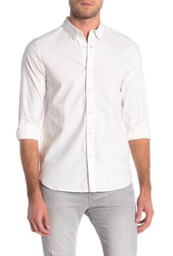 Imbracaminte barbati volcom long sleeve oxford shirt white