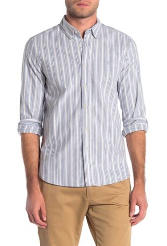 Imbracaminte barbati volcom vertical stripe print regular fit shirt indigowrk