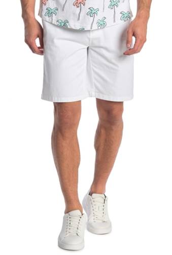 Wallin & Bros Imbracaminte barbati wallin bros garment dyed stretch shorts white