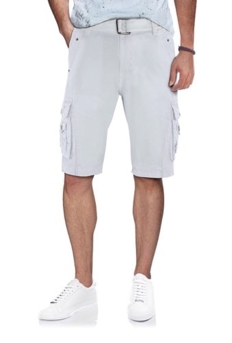 Imbracaminte barbati xray belted snap detail cargo pants white