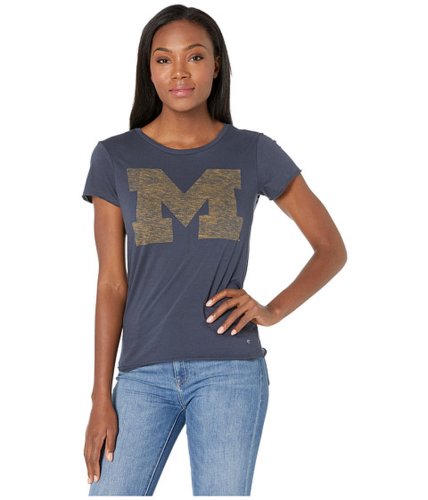 Imbracaminte femei 47 college michigan wolverines fader letter tee midnight