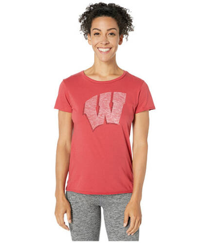 Imbracaminte femei 47 college wisconsin badgers fader letter tee rescue red