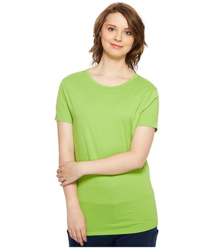 Imbracaminte femei 4ward clothing short sleeve scoop jersey top - reversible frontback greenery