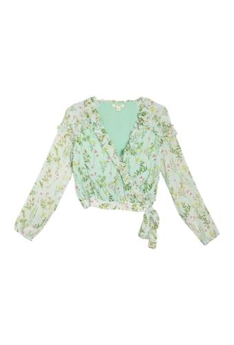 Imbracaminte femei accuracy floral wrap blouse mnt flrl