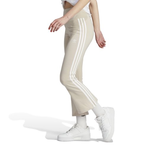 Imbracaminte femei adidas originals adicolor classics 3-stripes 78 flare leggings wonder beige
