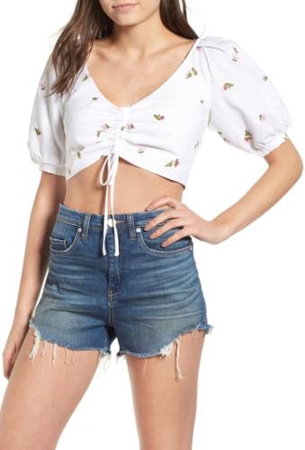 Imbracaminte femei afrm rodeo crop top ditsy embroidery
