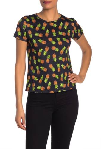 Imbracaminte femei alice olivia short sleeve pineapple t-shirt pinpl blk