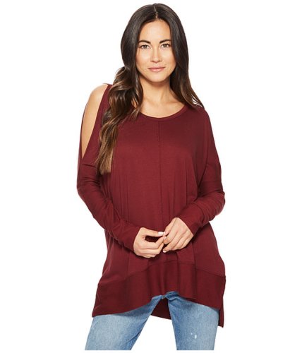 Imbracaminte femei american rose andreea top with side slits burgundy
