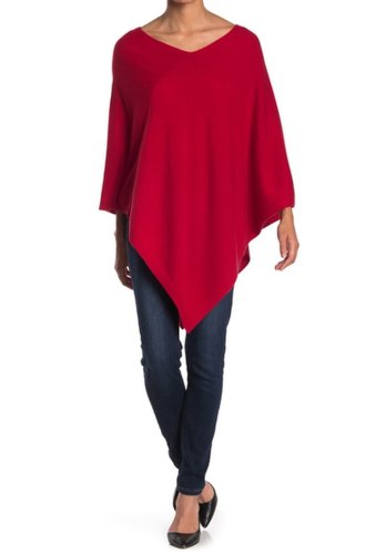 Imbracaminte femei amicale cashmere knit poncho 600red