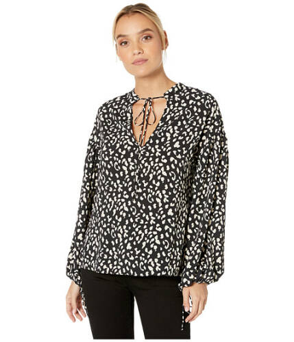 Imbracaminte femei bardot rita leopard blouse black leopard