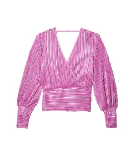 Imbracaminte femei bardot trinity pleat top pink shine