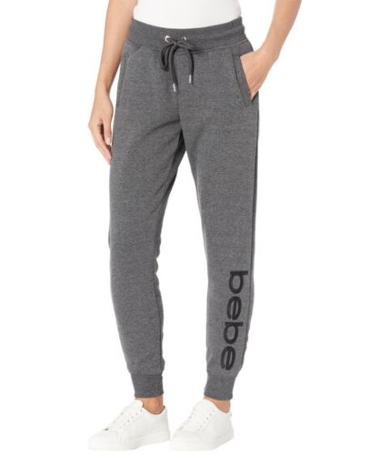 Imbracaminte femei Bebe joggers with satin logo with pockets charcoal heather