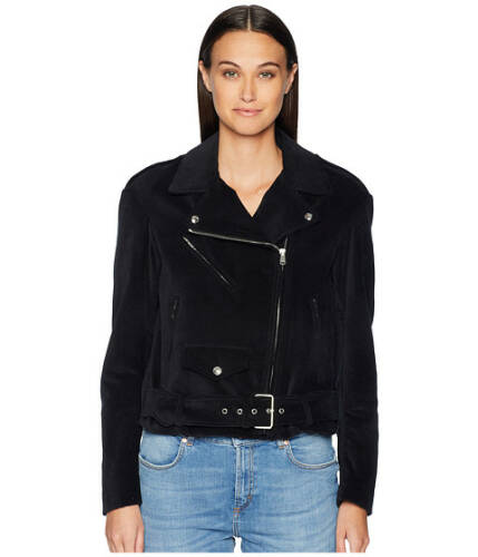 Imbracaminte femei belstaff langtry cotton velvet moto jacket black
