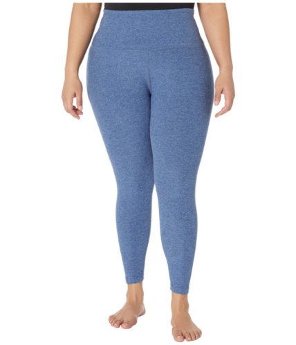 Imbracaminte femei beyond yoga plus size high waisted midi leggings serene bluehazy blue