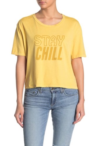 Imbracaminte femei billabong stay chill short sleeve t-shirt sunburst