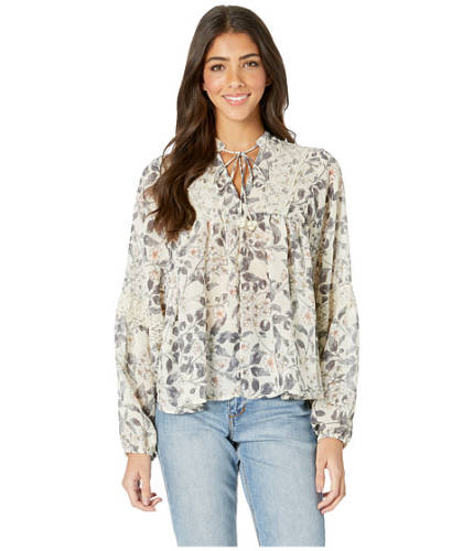 Imbracaminte femei bishop young floral long sleeve blouse print