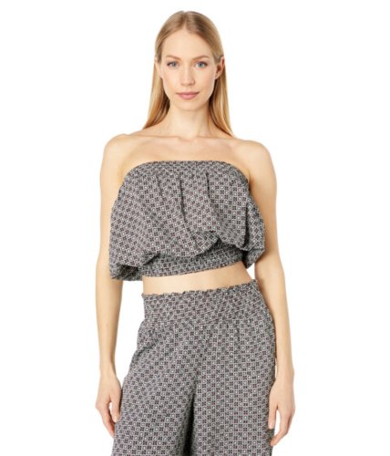 Imbracaminte femei bishop young super chill tube top tile print