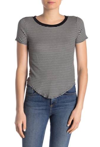 Imbracaminte femei blvd stripe knit t-shirt black