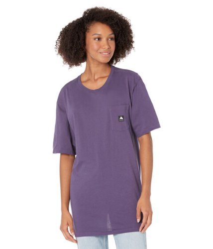 Imbracaminte femei burton colfax short sleeve t-shirt violet halo