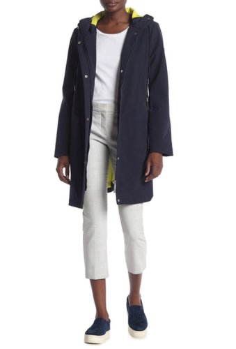 Imbracaminte femei Calvin Klein softshell hooded jacket navy