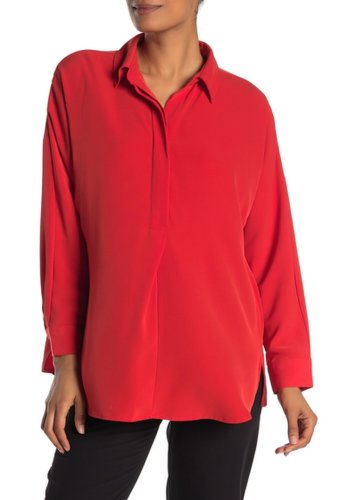 Imbracaminte femei catherine catherine malandrino long sleeve woven top red