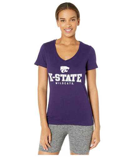 Imbracaminte femei champion college kansas state wildcats university v-neck tee champion purple 2