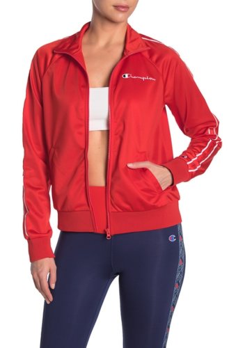 Imbracaminte femei champion stripe track jacket red flame