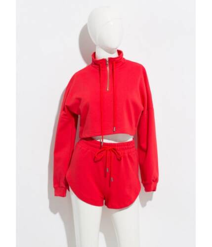 Imbracaminte femei cheapchic ath your leisure 2-piece sweatshirt set red