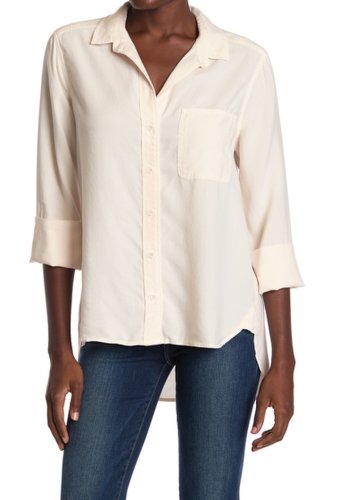 Cloth & Stone Imbracaminte femei cloth stone shirt tail button down shirt pale blush
