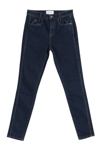 Imbracaminte femei currentelliott the 7-pocket high waist ankle crop jeans demir