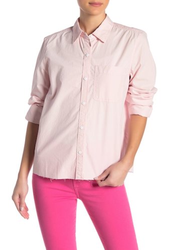 Current/elliott Imbracaminte femei currentelliott the ivie back slit shirt primrose pink
