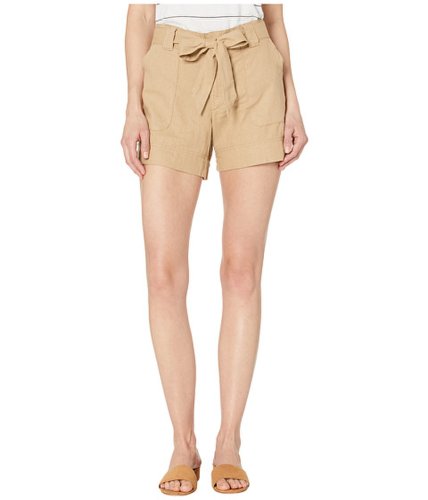 Imbracaminte femei democracy high-rise shorts with belt and pocket straw