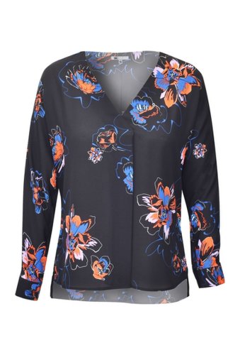 Imbracaminte femei Dr2 By Daniel Rainn dolman sleeve patterned blouse plus size i578 black