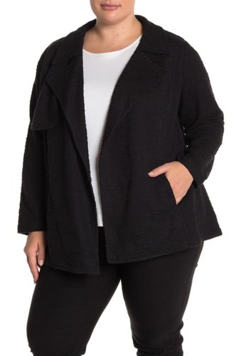 Imbracaminte femei dr2 by daniel rainn drape front knit coat plus size h798 black